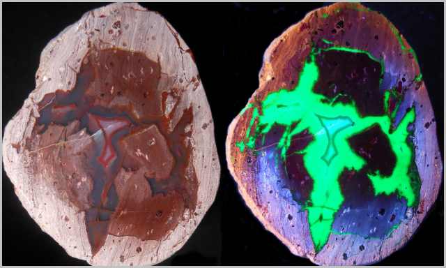 Agate, polished