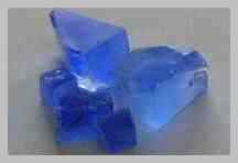 Quartz, medium blue